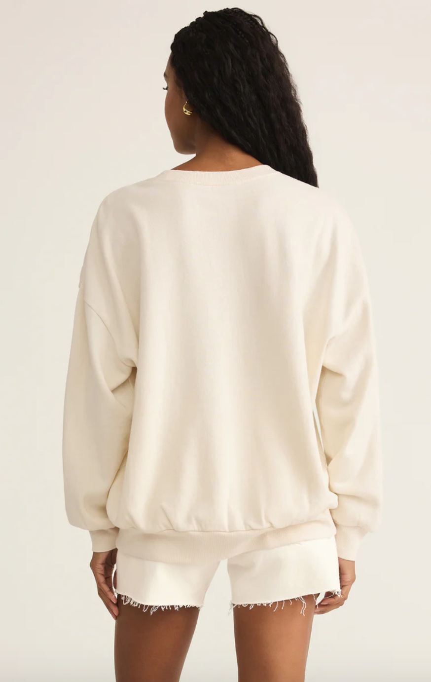 Z Supply Flag Sunday Sweatshirt