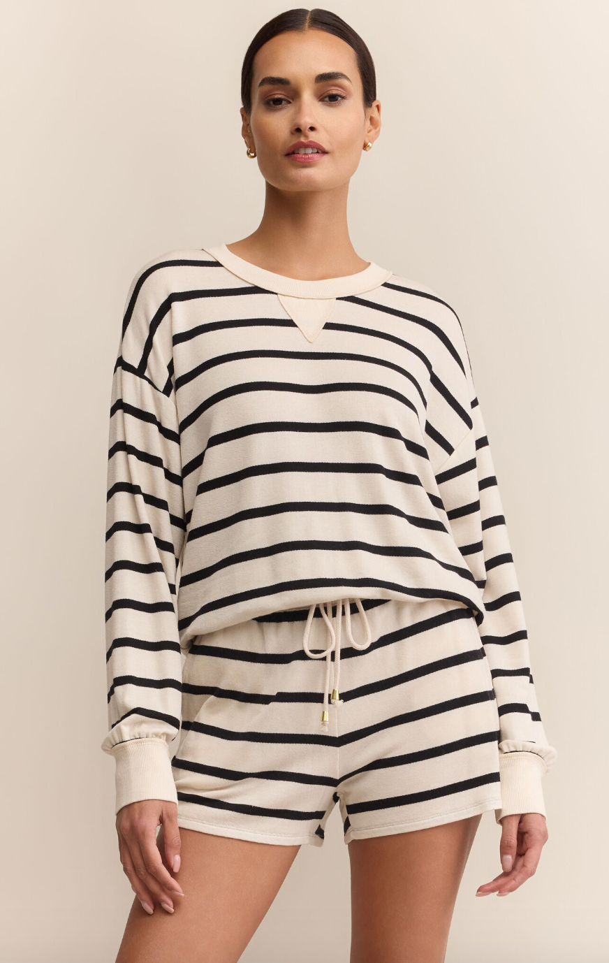 Z Supply Stand Out Striped Sweatshirt