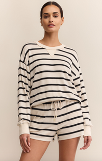 Z Supply Stand Out Striped Sweatshirt