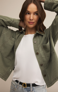 Z Supply All Day Cropped Knit Jacket