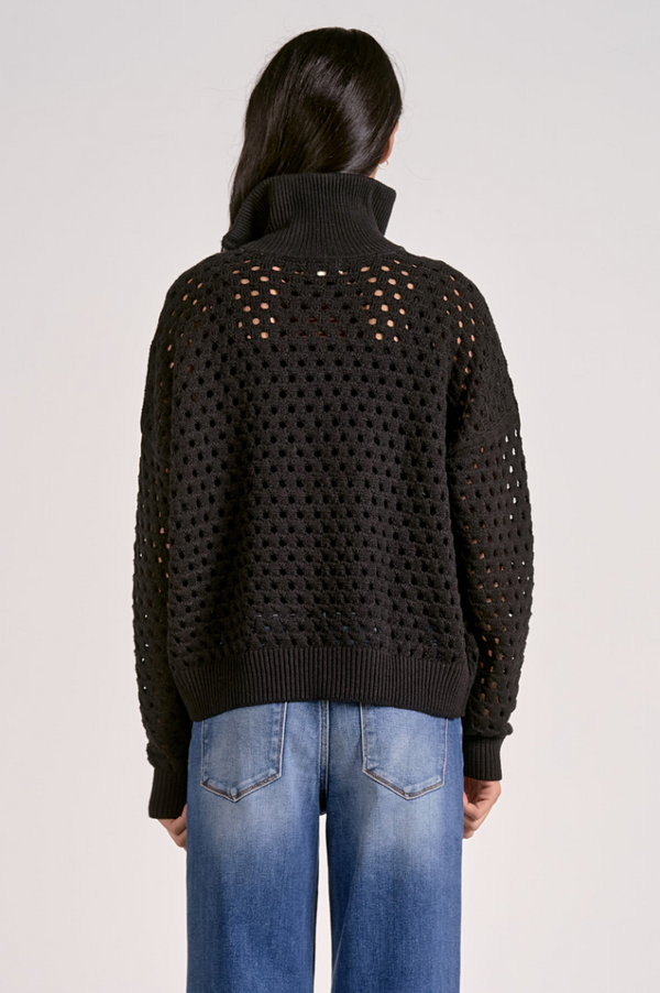 Elan Open Knit 1/4 Zip
