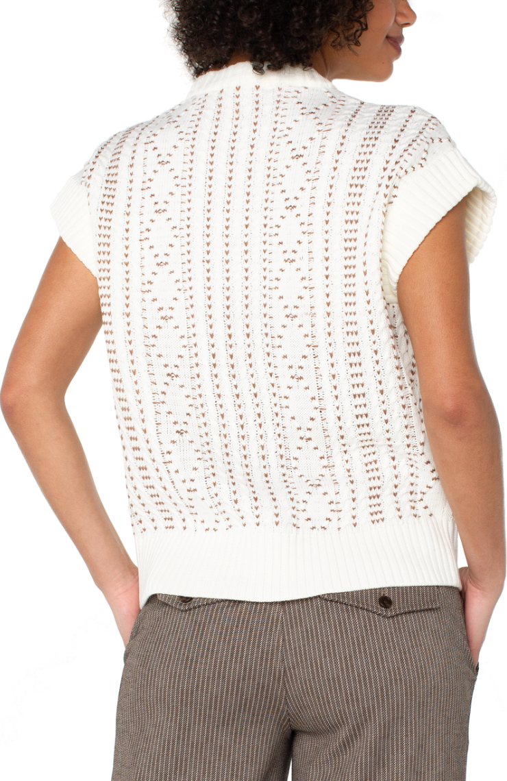 Liverpool Cap Sleeve Sweater Top