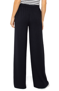 Liverpool Pull On Wide Leg Pant-Black
