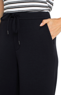 Liverpool Pull On Wide Leg Pant-Black