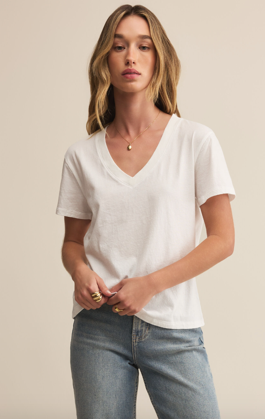 Z Supply Weekdays V-Neck Tee