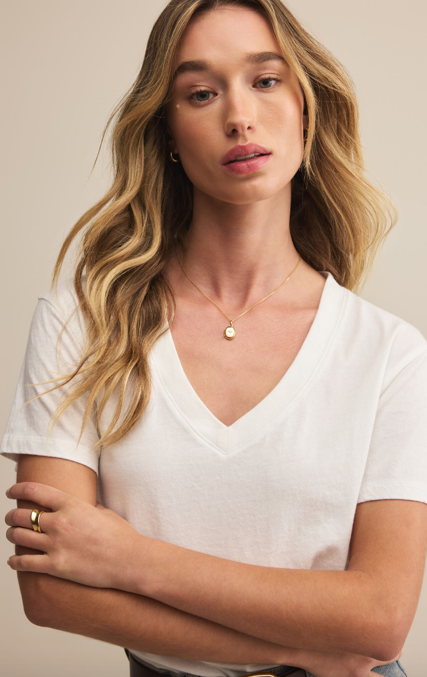 Z Supply Weekdays V-Neck Tee