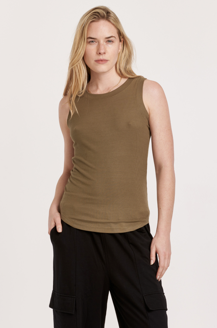 AL Ribbed Cleo Tank