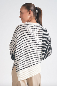 ELN Asymmetrical Sweater