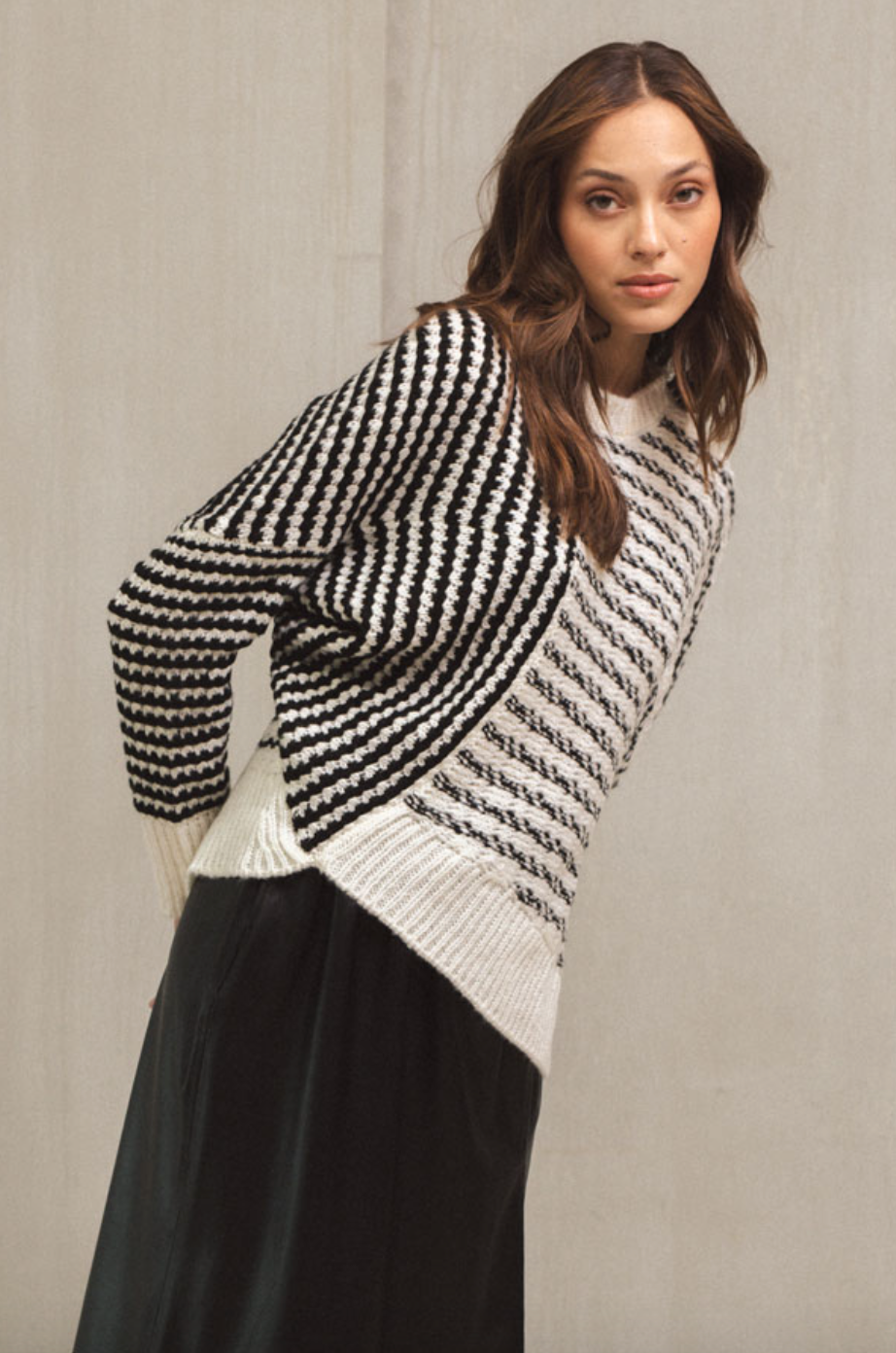 ELN Asymmetrical Sweater