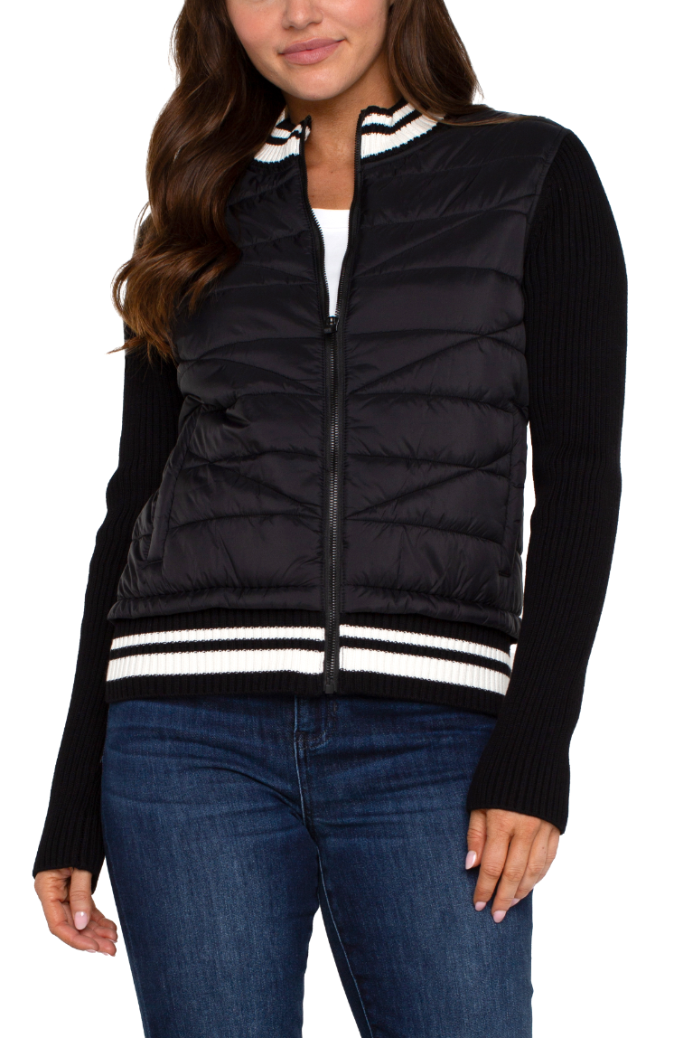 LVRP Front Zip Sweater Jacket