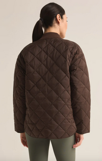 Zsup Quilted Nylon Bomber Jacket