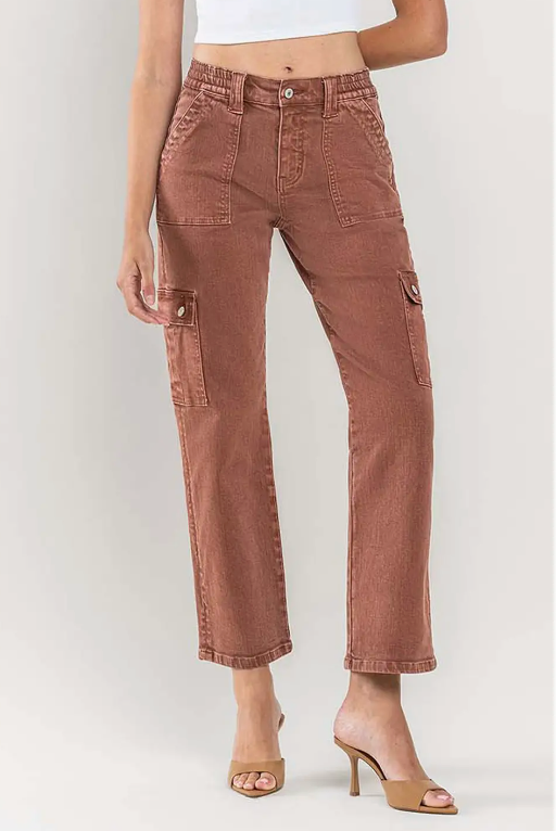 Vet Cargo Pant-Red Brick