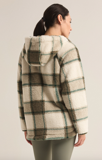 Zsup Plaid Fleece Shacket