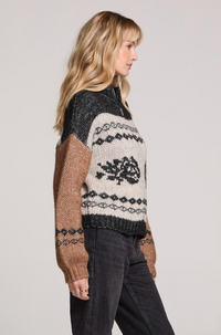 SWL Suzanne Zip Fron t Sweater