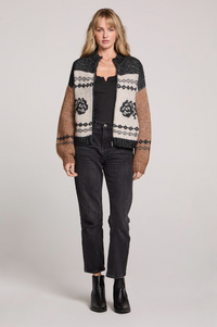 SWL Suzanne Zip Fron t Sweater