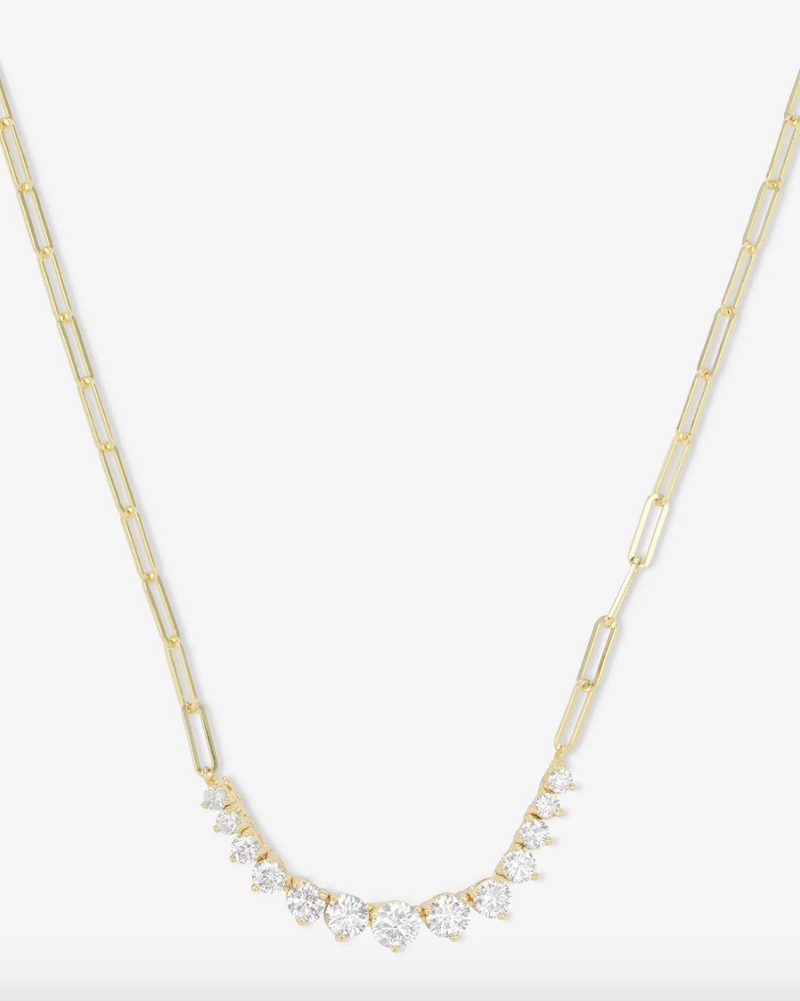 MM Graduated Tennis Necklace