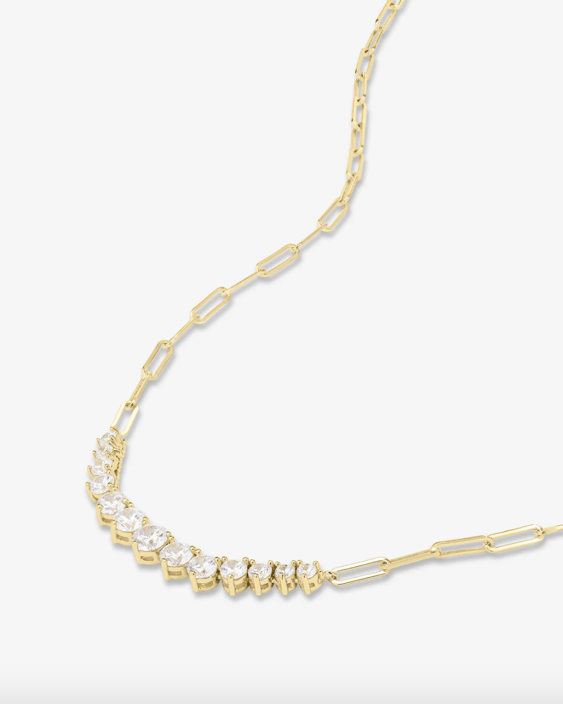 MM Graduated Tennis Necklace