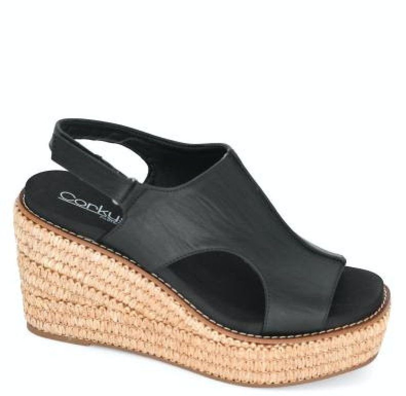 Freddie Platform Sandal-Black