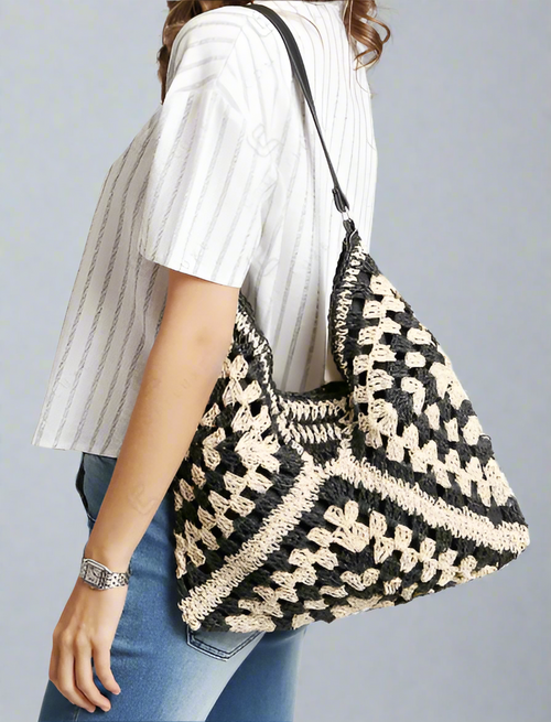 Straw Shoulder Bag