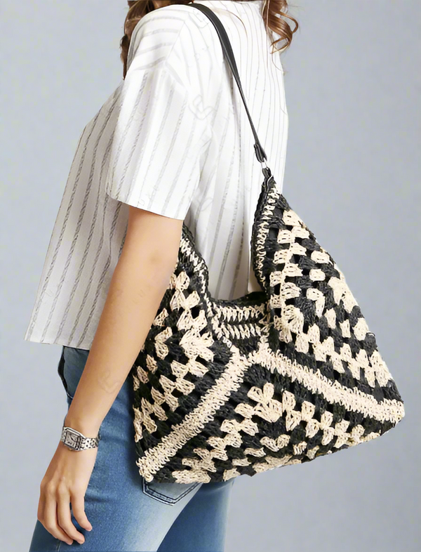 Straw Shoulder Bag