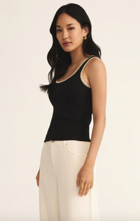 Z Supply Jaidynn Whipstitch Rib Tank