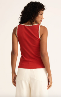 Z Supply Jaidynn Whipstitch Rib Tank