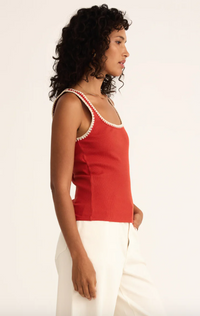 Z Supply Jaidynn Whipstitch Rib Tank
