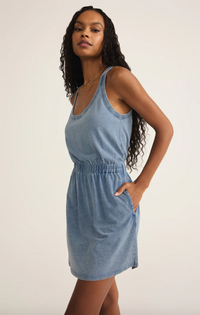 Z Supply Keegan Jersey Denim Dress