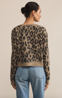 Z Supply Leopard Button Up Cardigan