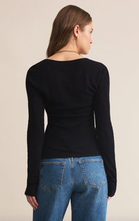 Z Supply Tibi Lace Mesh Sweater