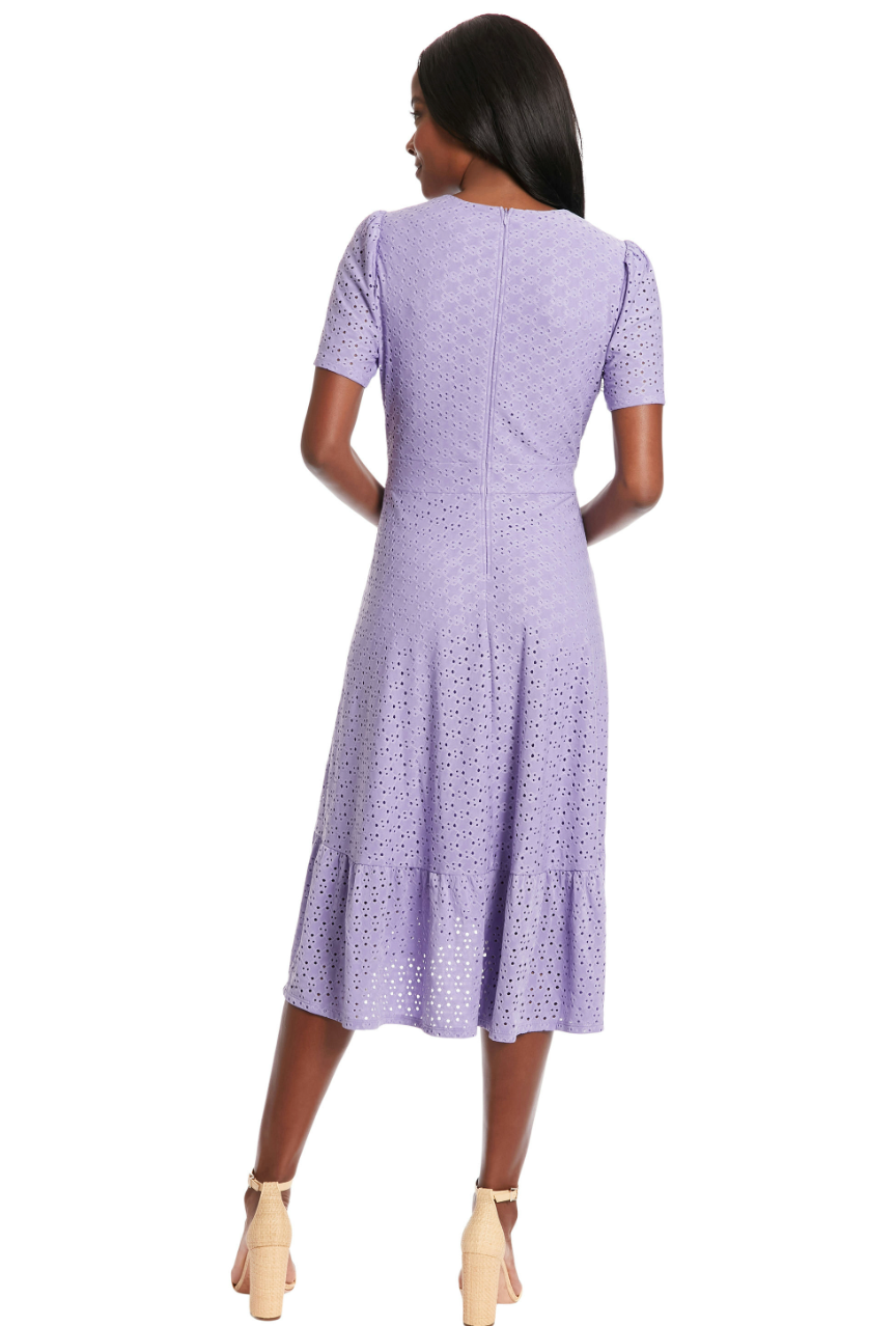 Wrap Dress-Violet