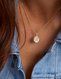 Baby Love Letter Initial Necklace