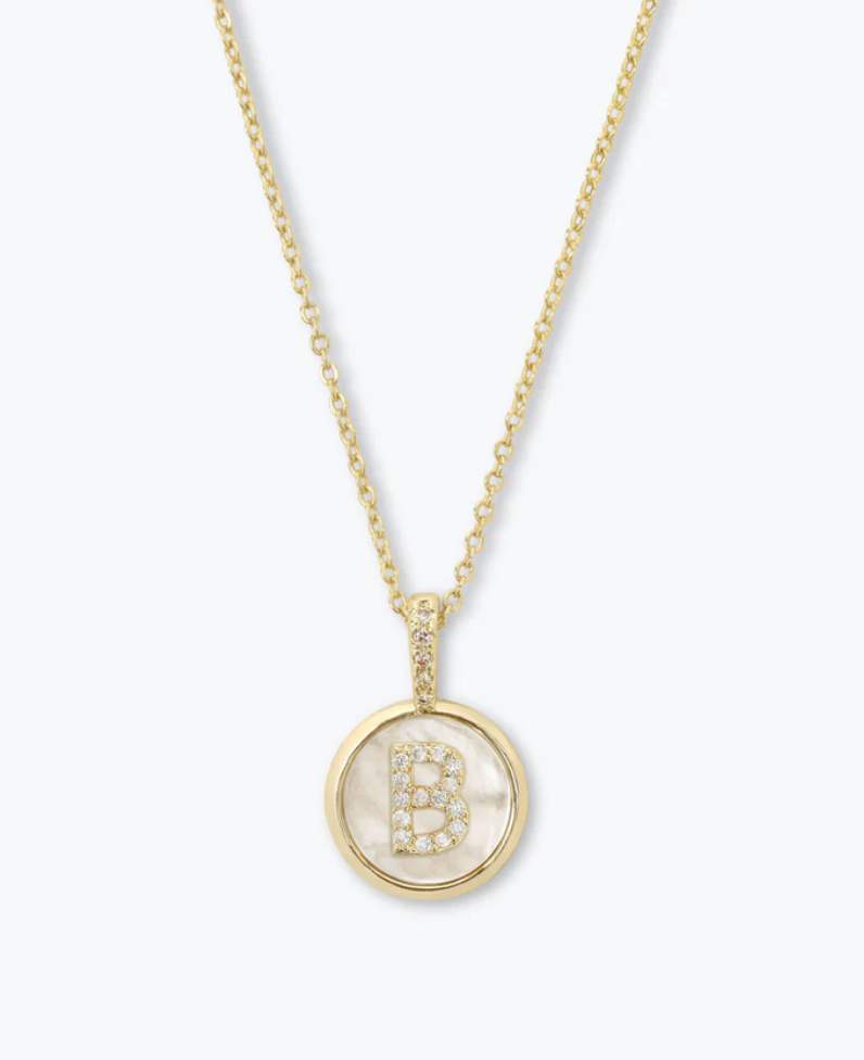Baby Love Letter Initial Necklace
