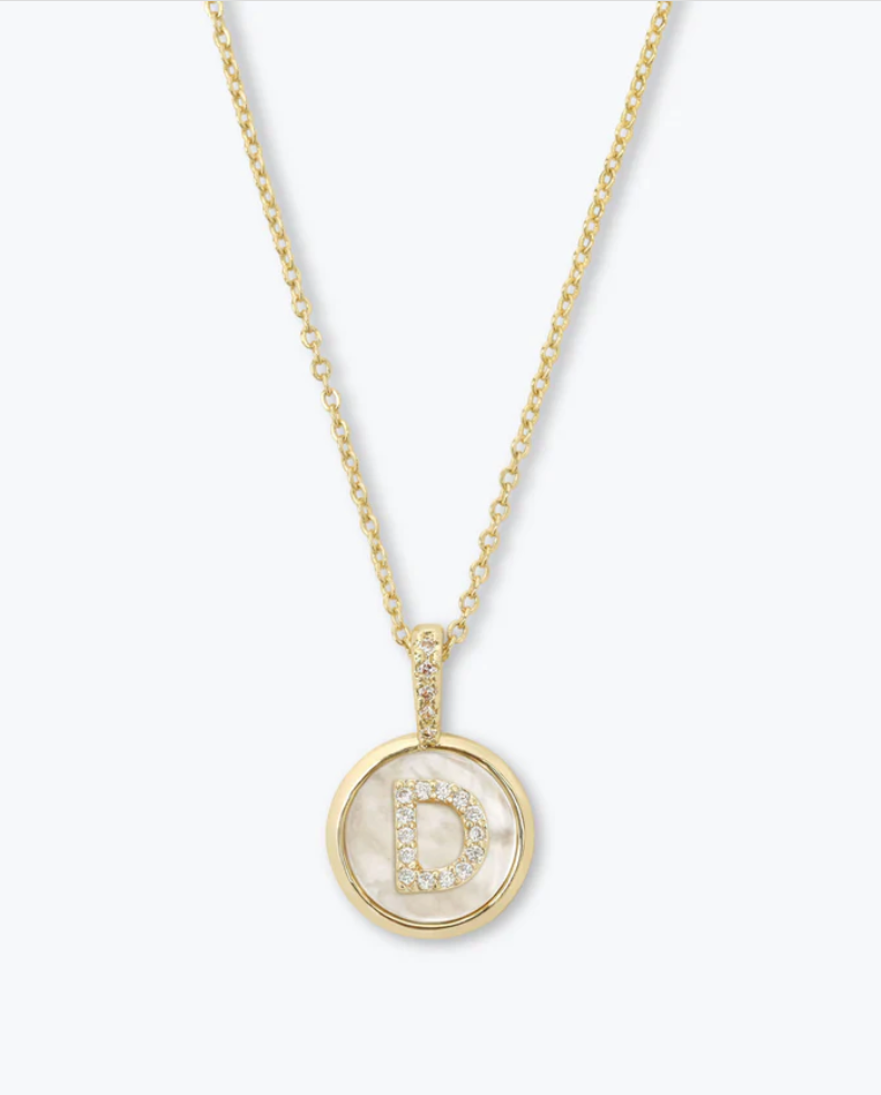 Baby Love Letter Initial Necklace