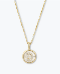 Baby Love Letter Initial Necklace