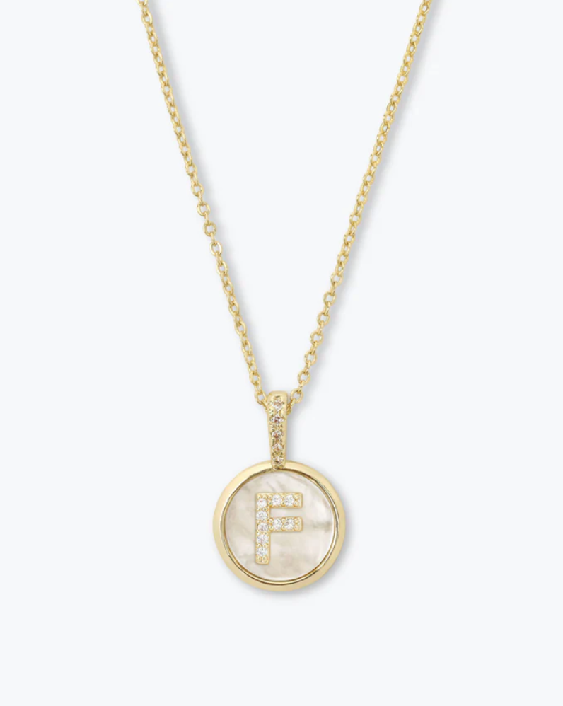Baby Love Letter Initial Necklace