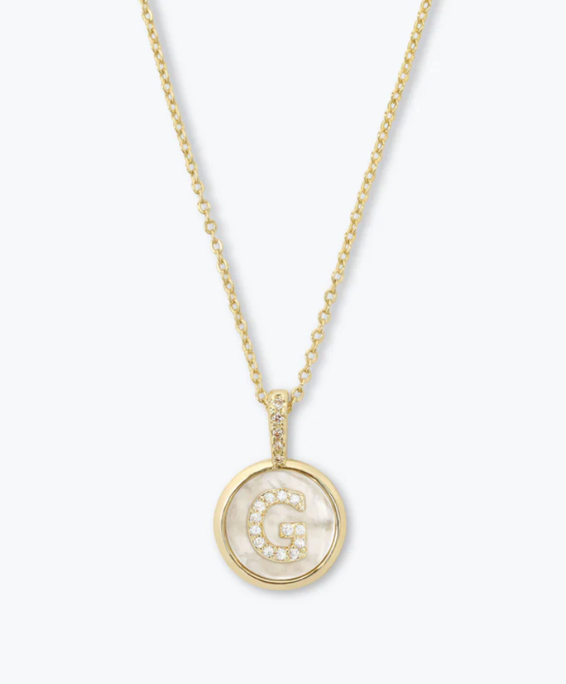 Baby Love Letter Initial Necklace