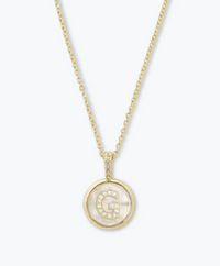 Baby Love Letter Initial Necklace