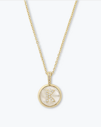 Baby Love Letter Initial Necklace