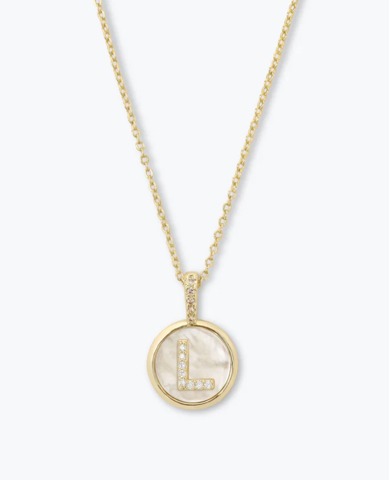 Baby Love Letter Initial Necklace