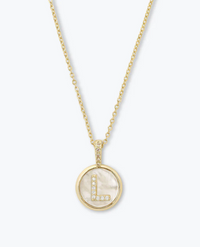 Baby Love Letter Initial Necklace