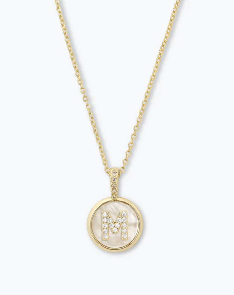 Baby Love Letter Initial Necklace