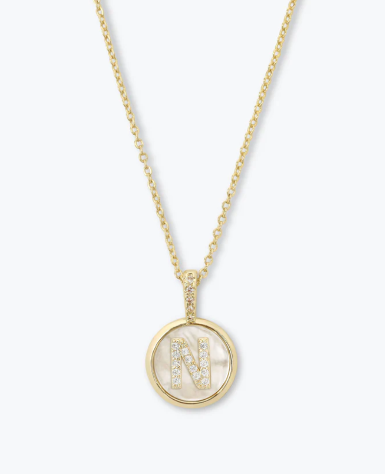Baby Love Letter Initial Necklace