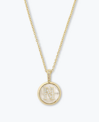 Baby Love Letter Initial Necklace