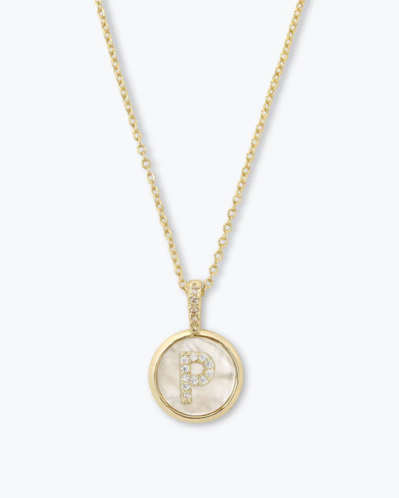 Baby Love Letter Initial Necklace