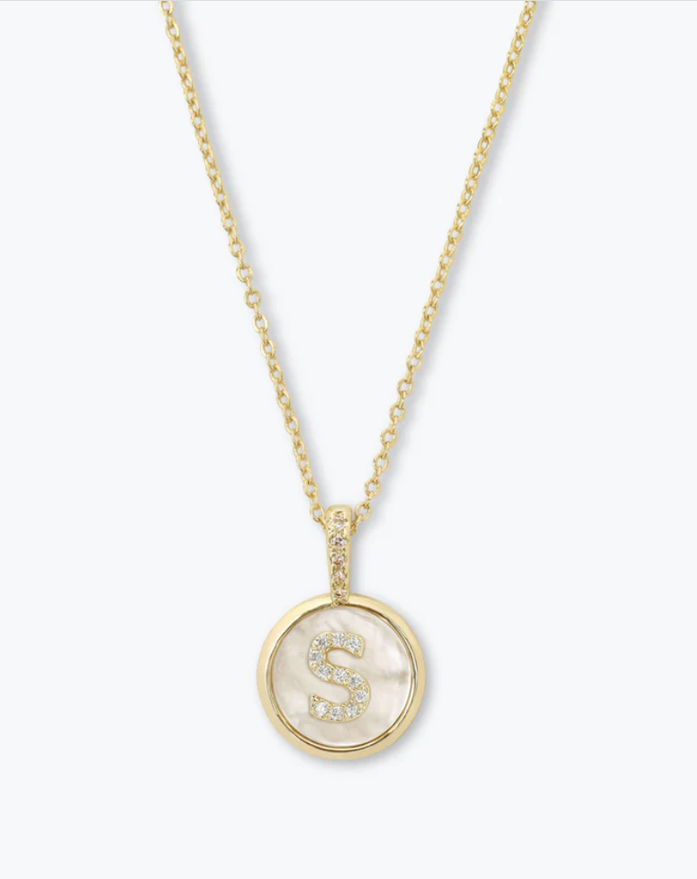 Baby Love Letter Initial Necklace