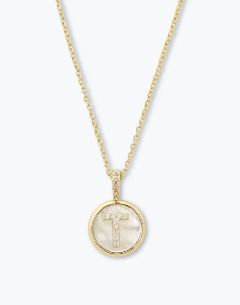 Baby Love Letter Initial Necklace