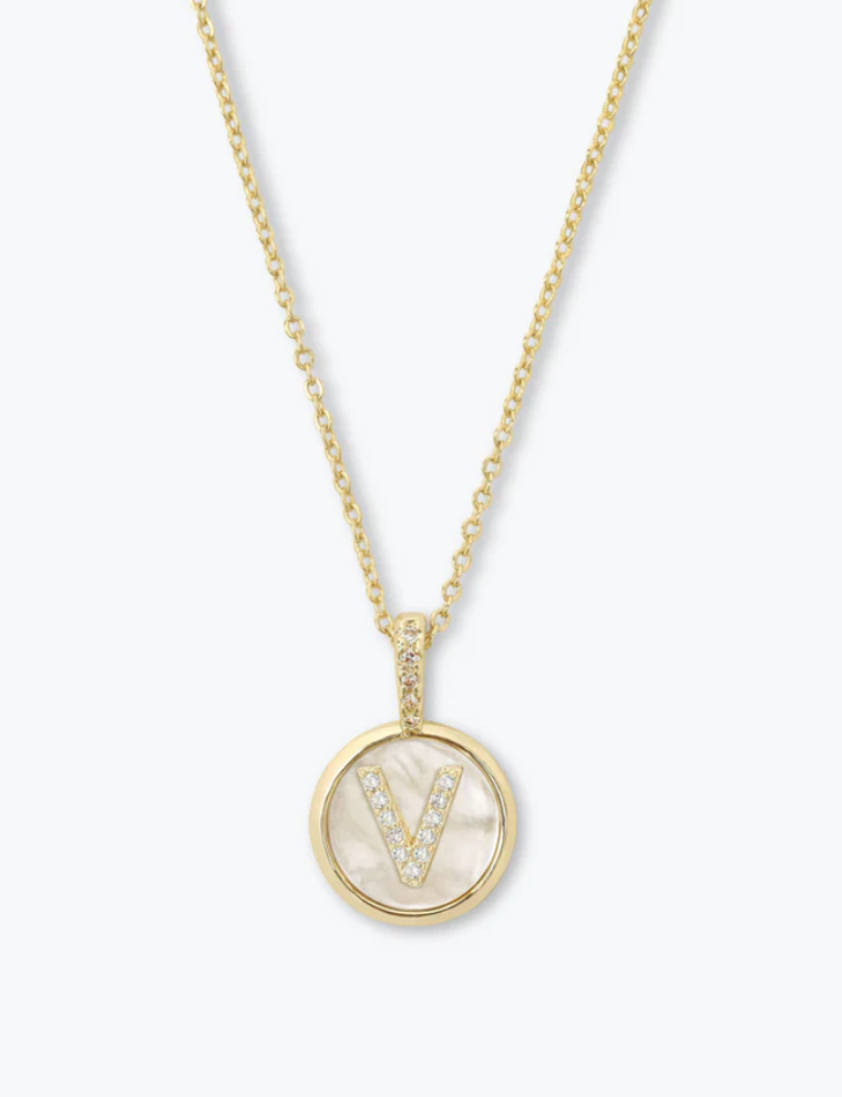Baby Love Letter Initial Necklace