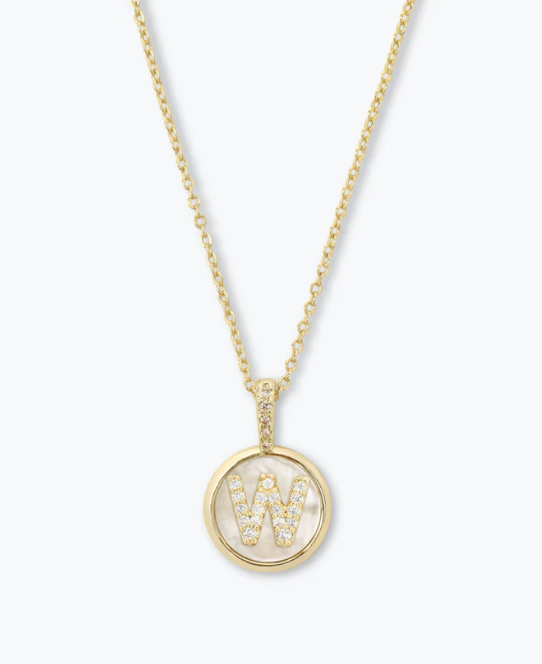 Baby Love Letter Initial Necklace