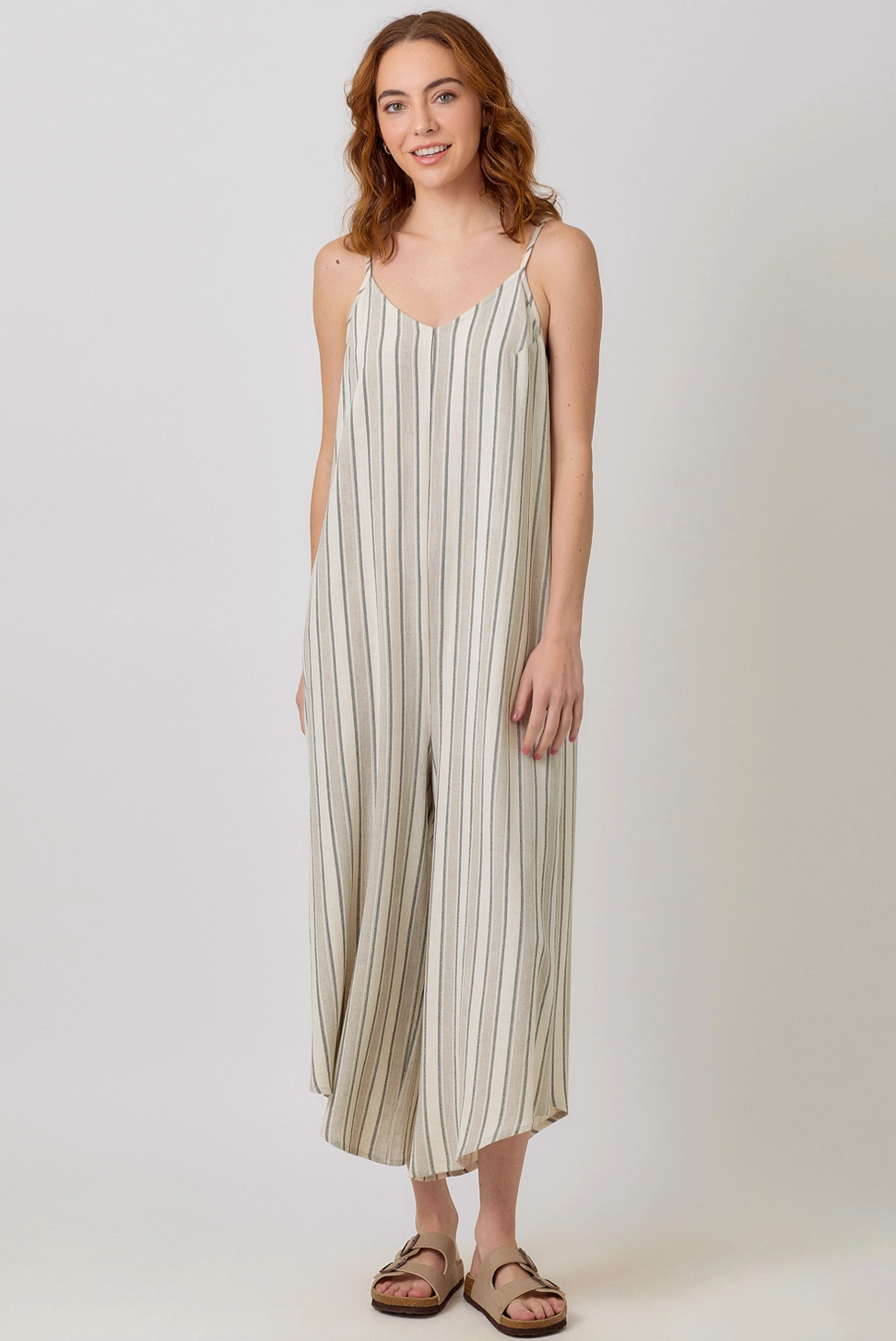Stripe Jumpsuit